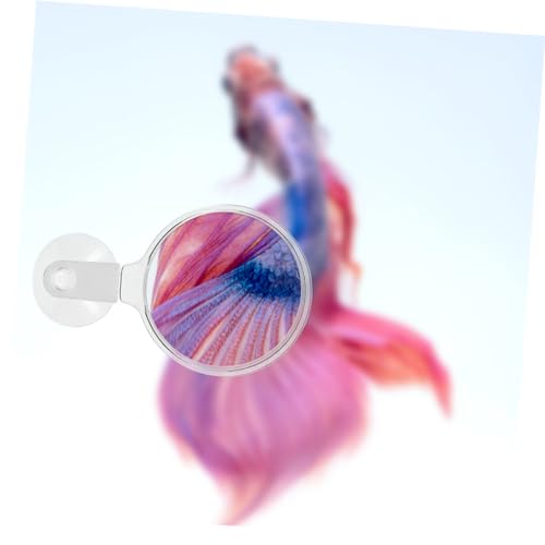 VICASKY Microlandscape Magnifier for Fish Tanks Educational Ants Observation Tool Easy Install Design with Strong Suction Cup for Exploring Small Animals Plants