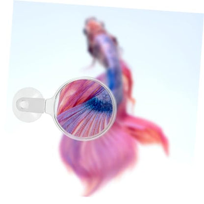 VICASKY Microlandscape Magnifier for Fish Tanks Educational Ants Observation Tool Easy Install Design with Strong Suction Cup for Exploring Small Animals Plants