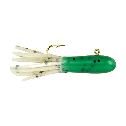 Berkley PowerBait Pre-Rigged Atomic Tubes Fishing Soft Bait - color: Glow, size: 1/32 oz