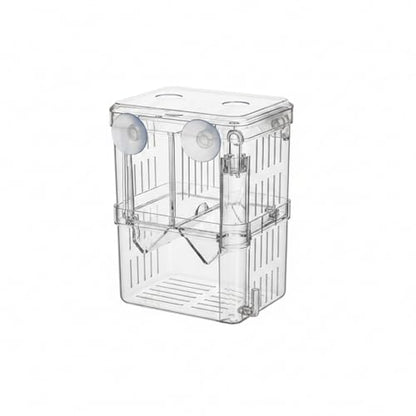 Aquarium Breeding Box for Fry Isolation and Egg Separation, Clear Acrylic and PP Plastic (1 PC)