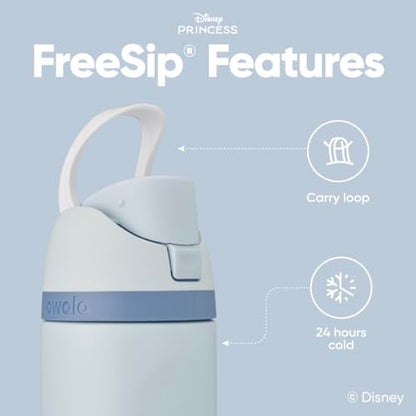 Owala Princess FreeSip Stainless Steel Water Bottle 24 oz Cinderella - color: Cinderella, size: 24 Ounces