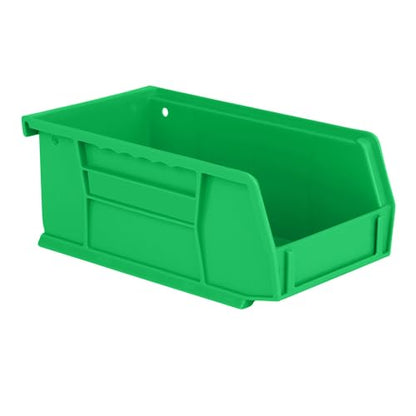 HE HUDSON EXCHANGE 7.5" x 4" x 3" Plastic Stackable Storage Bin, Green