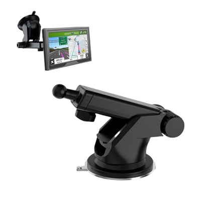 Replacement Suction Cup Mount for Garmin GPS Mount, Universal 17mm Ball Joint Flexible Mounting Disk for Car Phone Holder Windshield Dashboard Carplay Screen Monitor Bracket