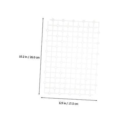 2pcs Fish Isolation Board UV Rack Inflatables Fountain Fish Fish Decor Feeder Activated Diffuser Panel Aquarium Plant Stand Plastic Transparent - color: Transparent