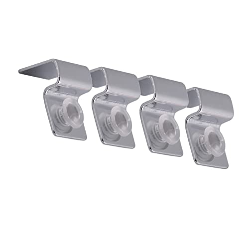 DOITOOL 3sets Fish Tank Glass Cover Clips Aquarium Acrylic Clips Aquarium Accessories 4pcs*3