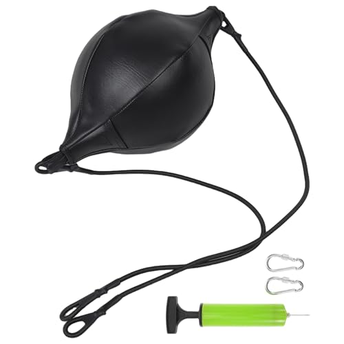 Boxing Speed Reflex Ball for Home Training, PU Black Set