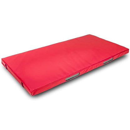 Foamma Gymnastics Mat - 6" x 3 ft x 6 ft, Red Landing Mat for Kids and Adults, Wrestling Mat with Waterproof Cover, High-Density Tumbling Mat, Gymnastics Equipment for Indoor and Outdoor - size: 3ft x 6ft, style: 6" Thickness