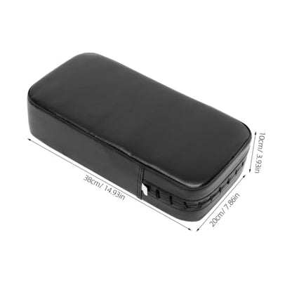 Mipcase Football Training Blocking Pad, Sports Training Blocking Mat for Basketball Contact Drills, Wear-Resistant Handheld Blocking Pad, Black