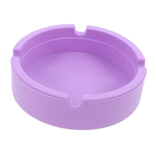 Zerodeko Silicone Wine Bottle Coaster Non Slip Wine Pad for Beer Elegant Design for Home Bar Use Rounded Base Inner Multi Functional Bottle Holder - color: Violet