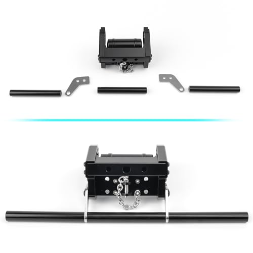 Aluminum Gas Tank Tail Beam Protection Bar Upgrade Parts for 1/14 Tamiya Trailer Tractor Truck Car