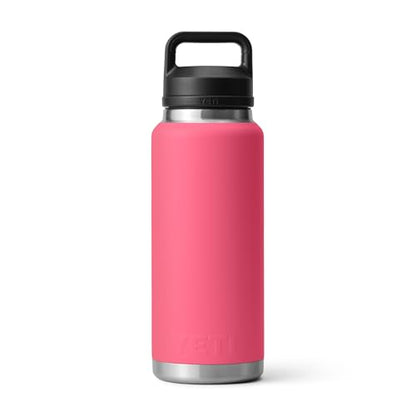 YETI Rambler 36 oz Bottle, Vacuum Insulated, Leakproof, Stainless Steel with Chug Cap - color: Tropical Pink
