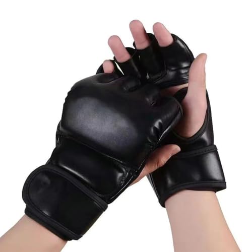 Boxing Gloves Training Gloves Half Finger Sport Gloves Heavy Bag Gloves Punching Gloves Kickboxing Gloves