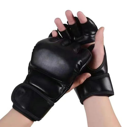 Boxing Gloves Training Gloves Half Finger Sport Gloves Heavy Bag Gloves Punching Gloves Kickboxing Gloves