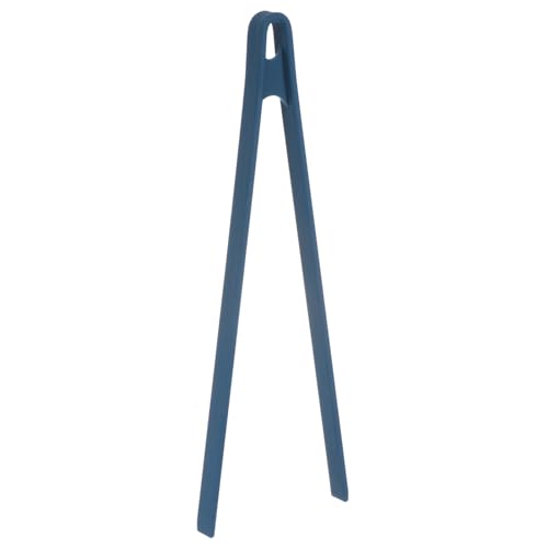Generic Long Aquarium Tweezers 11.42" Stainless Steel Tweezers with Silicone-Coated Multi Purpose for Cooking Aquarium Tools Feeding Tongs, Blue