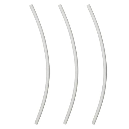 Universal Toilet Refill Tube Hose Pipe Replacement, 11.6 Inch Rubber Water Line, 3 Pack - color: Transparency
