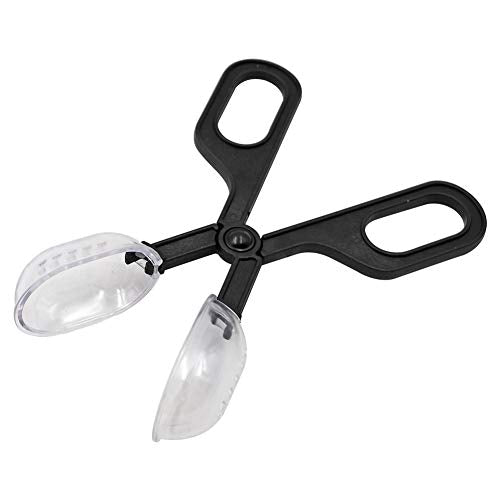 2 Pieces of Reptile Feeding Clamp Reptile Poop Scoop Cage Fish Tank Cleaning Tools Reptile Feeding Tool for Gecko Lizard Bearded Dragon