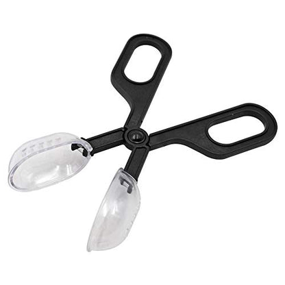 2 Pieces of Reptile Feeding Clamp Reptile Poop Scoop Cage Fish Tank Cleaning Tools Reptile Feeding Tool for Gecko Lizard Bearded Dragon