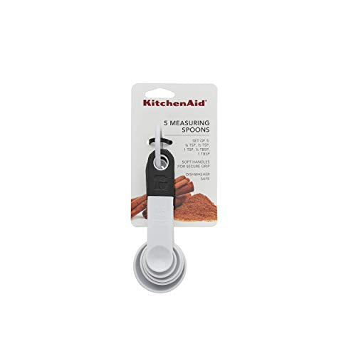 KitchenAid KE057OHWHA Classic Measuring Spoons - color: White/Black