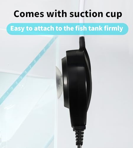 Aquarium Air Pump Mini Fish air Pump Super Quiet Fish Bowl air Pump for Up to 10 Gallon Fish Tank 1.5 Watts 310ml/min