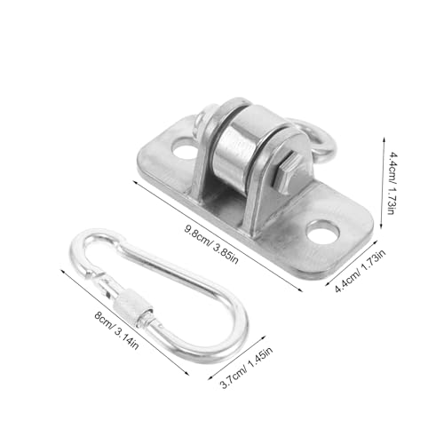 Xmas Ceiling Mount Swing Hanger Heavy Duty Hook, Galvanized Iron Silver