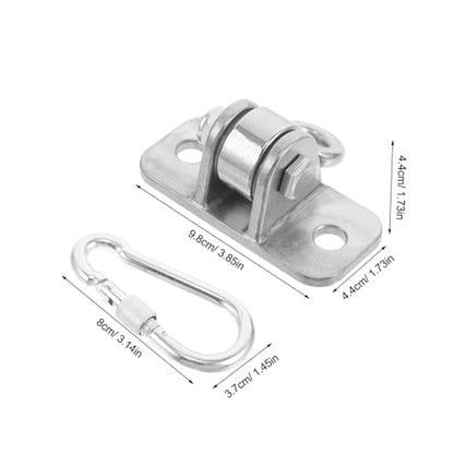 Xmas Ceiling Mount Swing Hanger Heavy Duty Hook, Galvanized Iron Silver