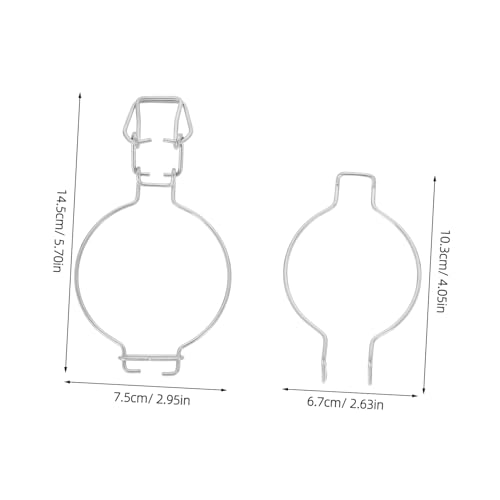 6pcs Mason Jar Wire Clamp Stainless Steel Clips for Mason Jars Replacement Lid Clip Airtight Glass Storage