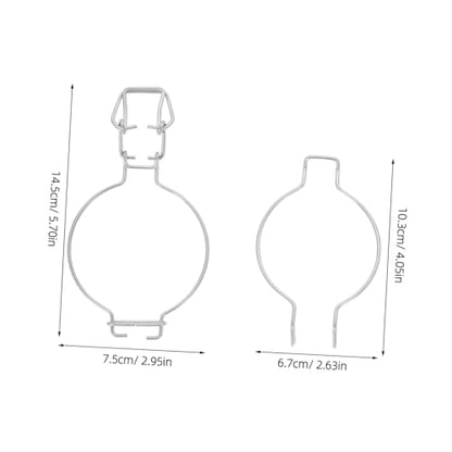 6pcs Mason Jar Wire Clamp Stainless Steel Clips for Mason Jars Replacement Lid Clip Airtight Glass Storage