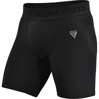 RDX Compression Shorts Men Ultra-Tight Stretchable Baselayer Athletic Sports, Spandex Activewear Underwear Workout Running - size: Medium