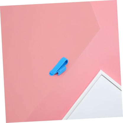 8pcs Fish Tank Water Hose Clips Water Pipe Fixing Clamp Plastic Hose Clamp for Aquarium Easy Installation - color: Blue