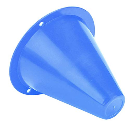 WNSC Football Marking Discs, Unbreakable PE Cone Shape 10pcs Football Cone, Improve The Controlling Ability of Football for Football Training Games for Boys(Blue)