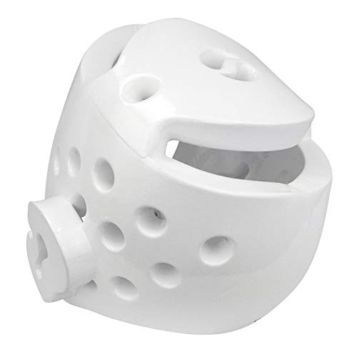 AAMA Taekwondo and Karate Sparring Foam Head Guard - color: WHITE, size: Large