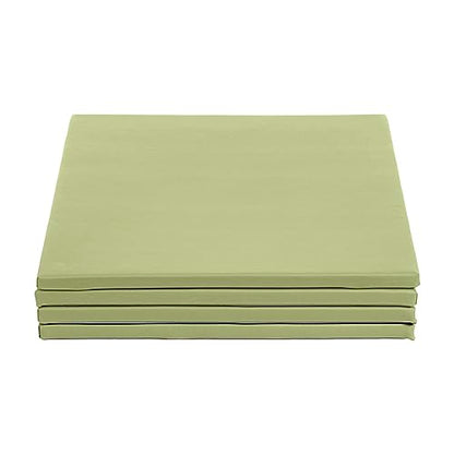 ECR4Kids SoftZone Play Patch Activity Mat Squares, Modular Playmat, Fern Green, 4-Pack - color: Fern Green