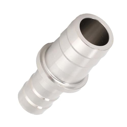 Silver Stainless Steel Aquarium Pipe Adapter Leak-Proof Joint Water Connector Fitting for Fish Tank Air Pump(12mm to 16mm) - size: 12mm to 16mm