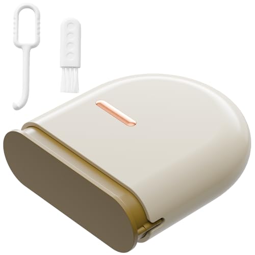 Retainer Case with Vent Holes, Pull-out Slim Denture baths | Compatible with Invisalign, Mouth Guard Set, Fashion Orthodontic Retainer Case with Retainer Removal Tool and Brush - color: Cream