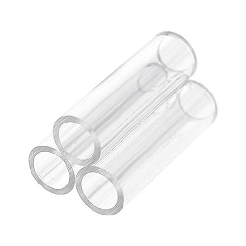 Shrimp Shelter Tube, Transparent Acrylic Tube Aquarium Shrimp Cave Breeding Fish Shrimp Feeder Breeding Tube Aquarium Fish Tank Pipe Shelter Tube Fish Tank Shelter Decorations Hideaway Pipes - color: 3 tubes