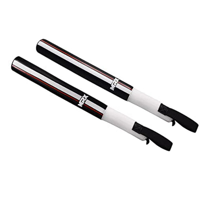 MRX MMA Boxing Training Striking Sticks Padded Pair Boxing Focus Precision Sticks Punch Speed Training Hand Target Ideal for Martial Arts, Muay Thai - color: Black White