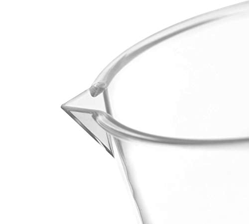 EISCO Measuring Jug, 100ml - Polypropylene - Screen Printed Graduations, Spout & Handle for Easy Pouring - Excellent Optical Clarity