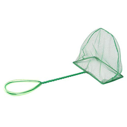 2 Pcs Aquarium Fish Net, 6 inches Fine Mesh Quick Catch Fish Net for Fish Tank Betta Fishing Net