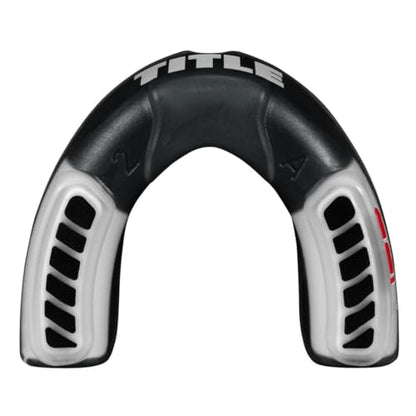 TITLE Boxing Gel Triple-Shox Mouthguard 2.0: Boxer Mouthguard, Sports Guard - color: Black/Grey
