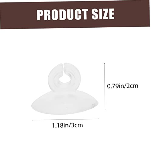 GANAZONO 25pcs Aquarium Airline Holder Cups Tubing Support for Fish Tank Accessories for Shrimp Breeders and Aquarium Enthusiasts
