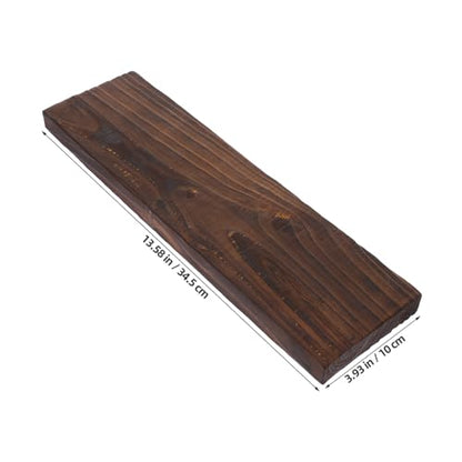 Cabilock Natural Wood Board Aquarium Decor Charred Wood Prop for Fish Tank Decoration Safe for Versatile Miniature Landscape Accent Aquatic Environment