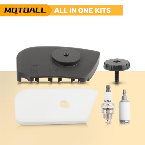MOTOALL 530057846 Air Filter Cover 530059796 Knob for Husqvarna 124 125 128 L LDX R RJ C CD L LD LDX R Trimmers