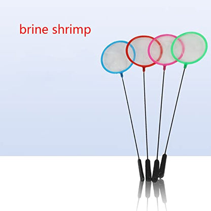 Aquarium Fishing Net Fine Mesh Skimmer Filter Quick Catching Net Safe for All Fish & Shrimps 3 Inches