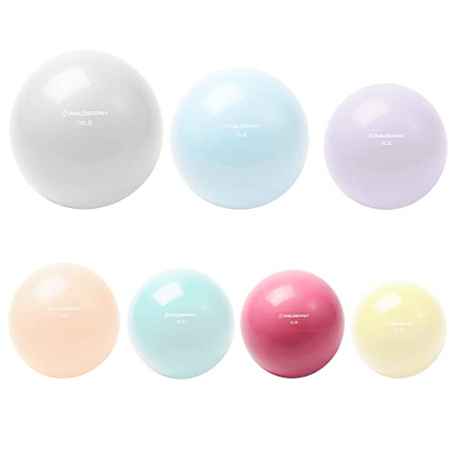 Philosophy Gym Toning Ball - Soft Weighted Mini Medicine Ball - style: 3 LB