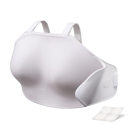 Fencing Chest Protector - Double Soft-Layer Chest Guard for Women - FIE Certificate Plastic Breast Protector - Fencing Gear for Foil Epee Sabre - size: Small