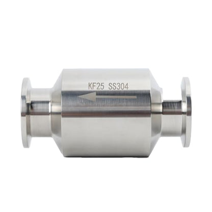KF-25 Vacuum Pump Check Valve, Stainless Steel 304, Non-Return One Way for Vacuum Pump(KF-25 Flange 40mm)