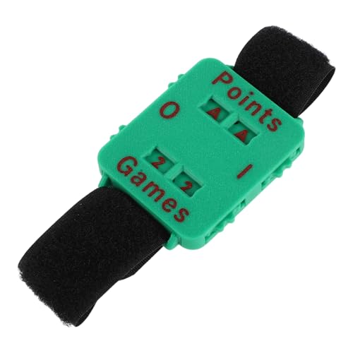 Ciieeo Portable Tennis Score Counter Wristband Manual Golf Stroke Keeper Green Sports Training Equipment