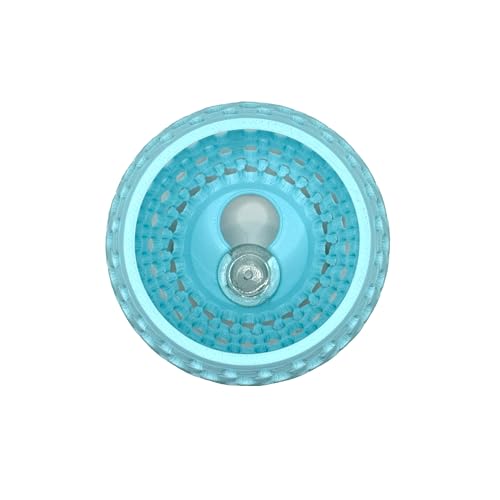 Betta Bulb Hide 2.0 | Large Aquarium Cave with Suction Cup for Small Fish Tank, Shrimp Hideout, Aquatic Decor (Cotton Candy Blue)