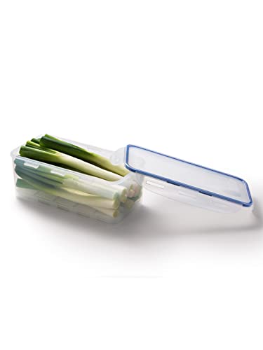 Lock & Lock Rectangular Vegetable Container with Tray, Tall, 14-Cup, 115-Fluid Ounces