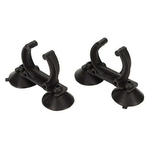 No Drill Heater Holder Clips | Strong Suction Cup Mount for Aquarium Heating Rods and Pipes